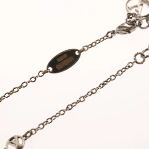 LOUIS VUITTON Essential V Bracelet metal Silver LV Auth - Picture 12 of 13